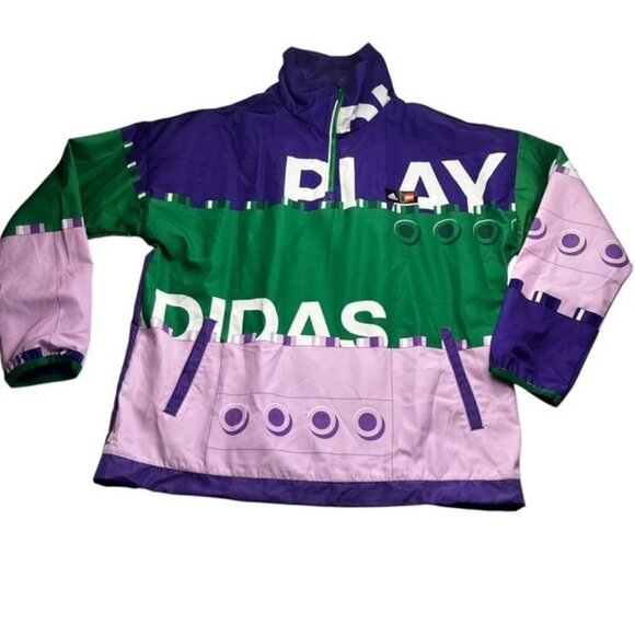 Adidas x Classic Lego Half Zip Windbreaker Juniors Size Medium